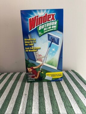 Windex Outdoor All-In-One Window Cleaning Tool - Sealed in  Packaging